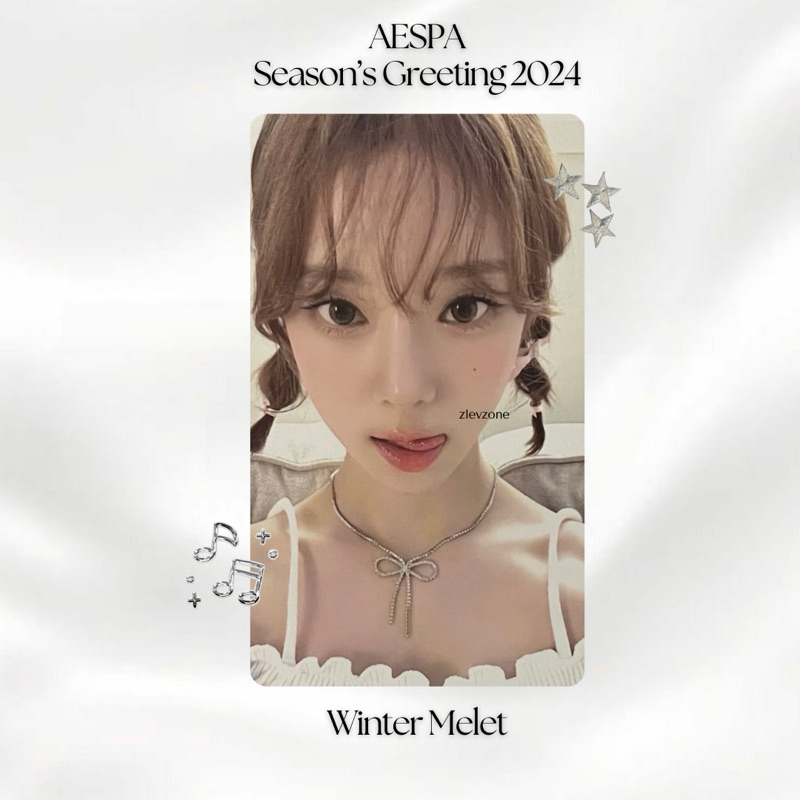 Aespa Season’s Greeting 2024 Winter Melet Photocard