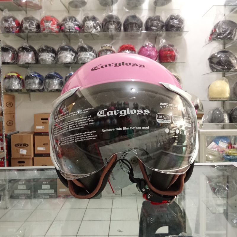 HELM CARGLOSS HIJAB PINK ORIGINAL