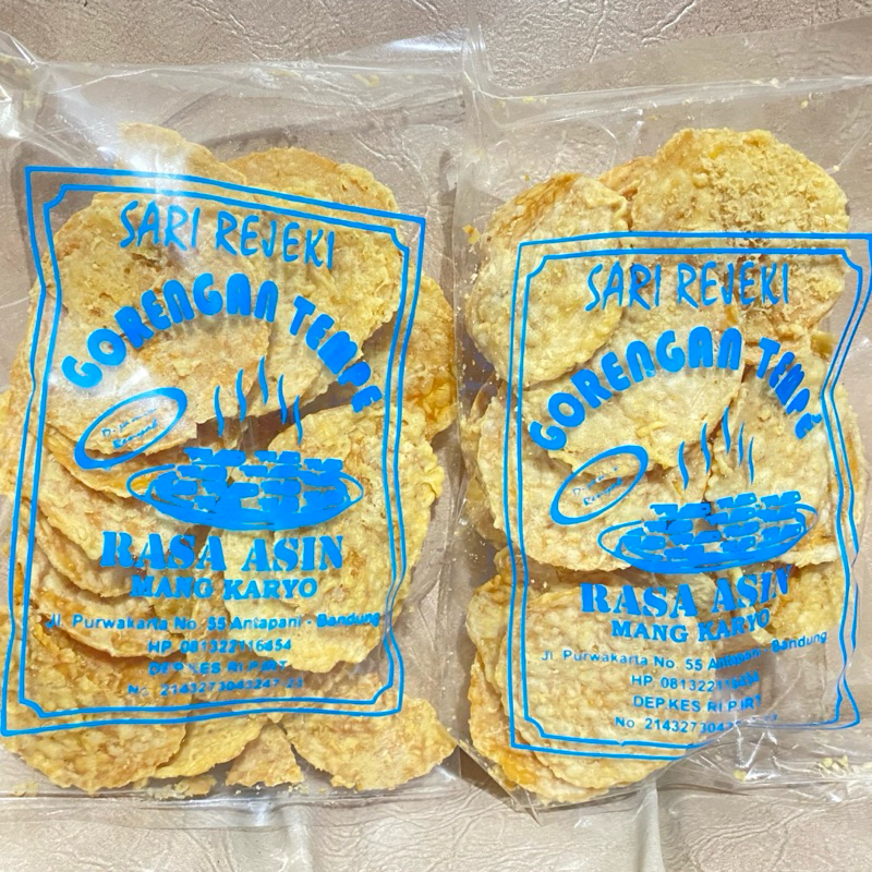 

Keripik Tempe Sari Rejeki Mang Karyo Bandung Rasa Original