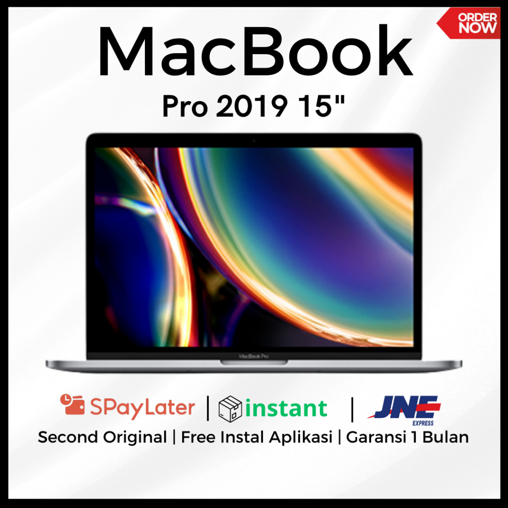 Macbook Pro 2019 15inci Second Original