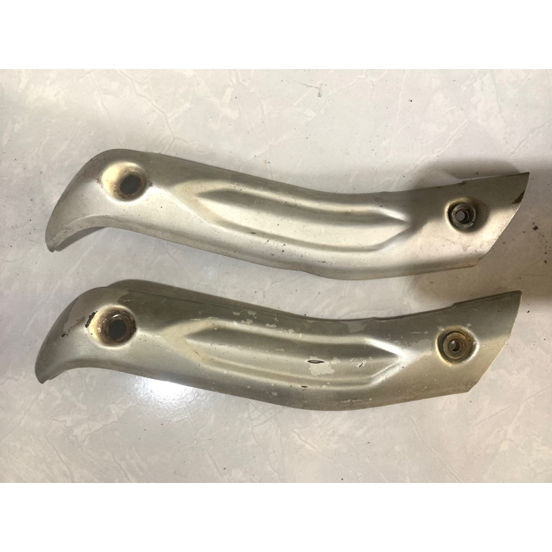 Cover Tutup Tameng Tebeng Leher Header Knalpot KLX S SL d-tracker bf ORI