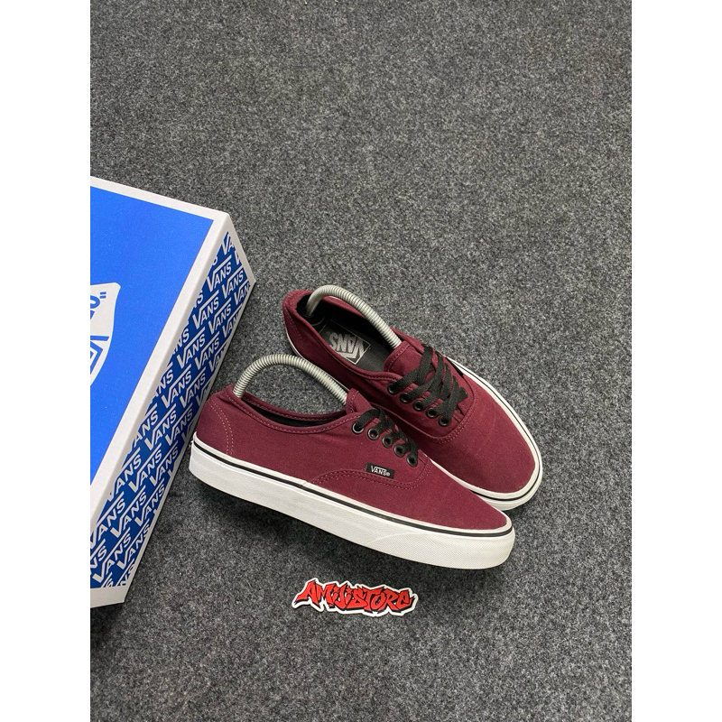 Vans Authentic Maroon Size 40 Original Second