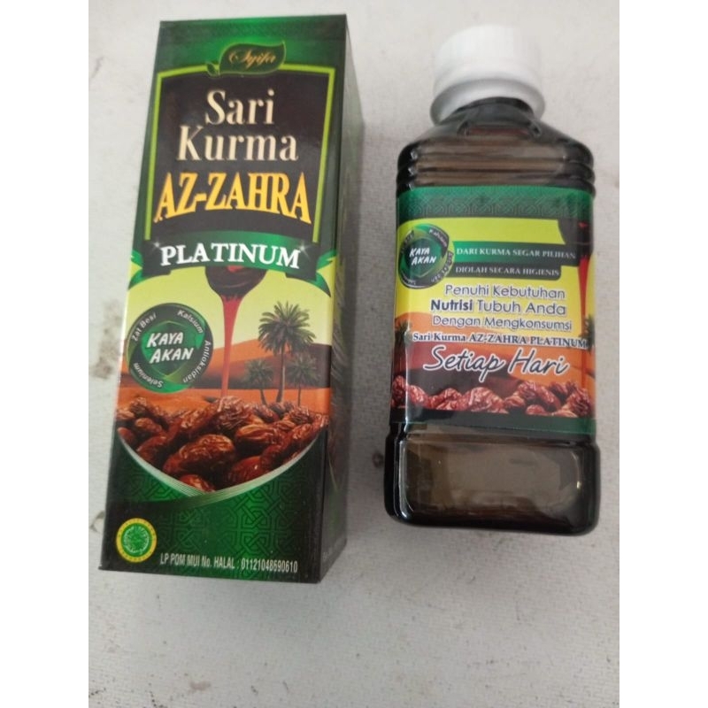 [ READY PALEMBANG ] Sari Kurma Az Zahra Platinum - 330gr