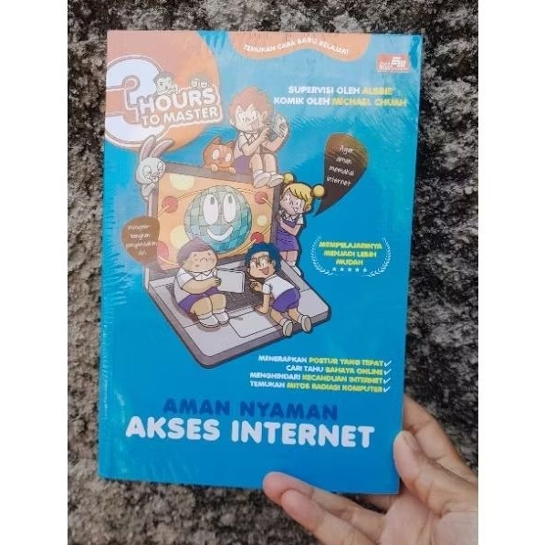 Buku Anak 3 Hours to Master: Aman nyaman akses internet