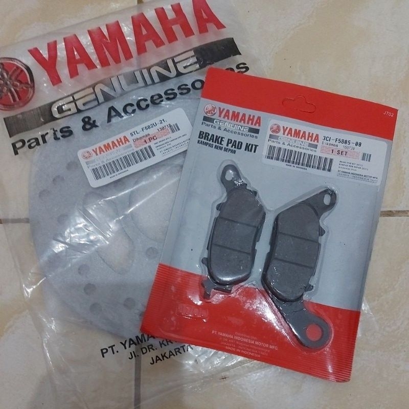 Piringan Cakram Mio set kampas cakram.disk mio set dispad. motor mio smile.mio soul.xeon.xeon rc.x r