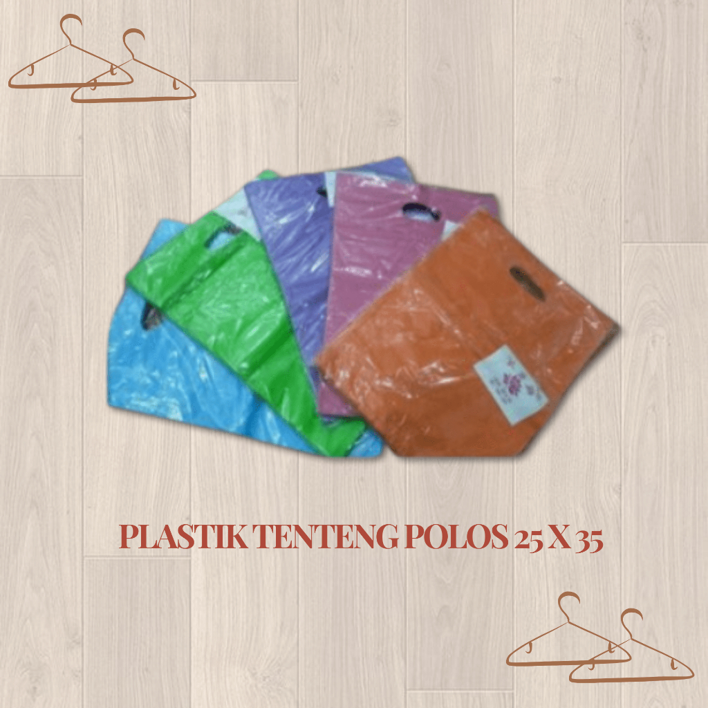 

PLASTIK TENTENG POLOS 25 X 35 (HARGA JUAL PER 1 PAX = 100 PC)