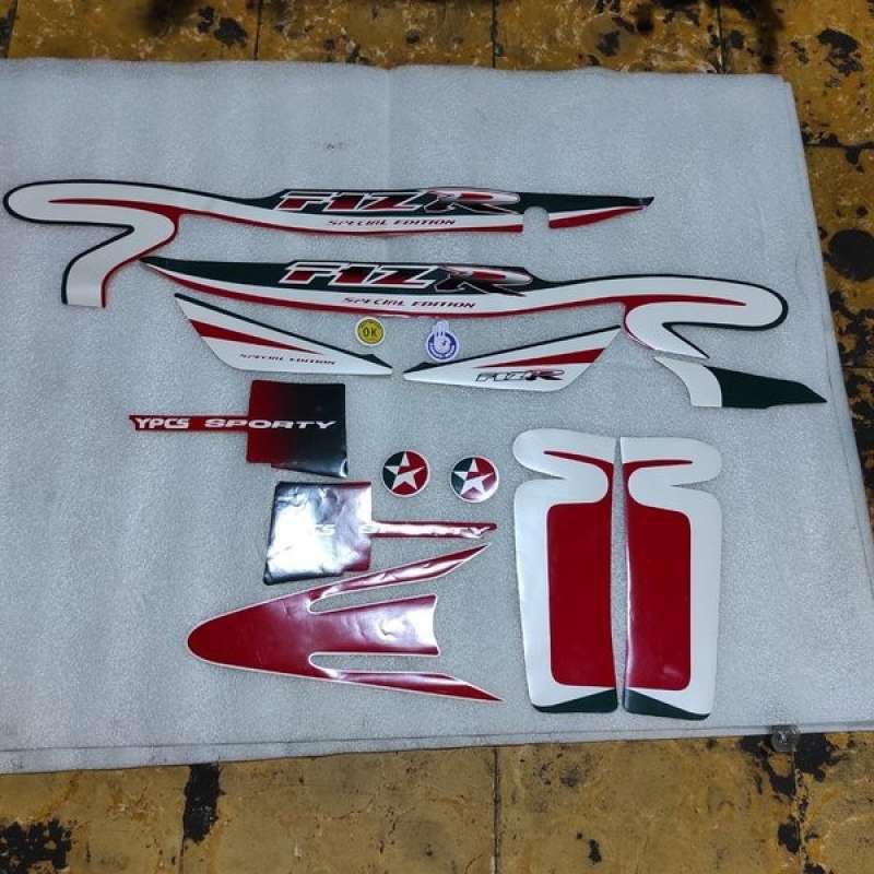 striping Yamaha fizr Caltex hijau botol