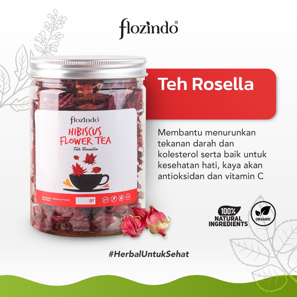 

Myorganic Hibiscus Flower Tea / Rosella Bubuk