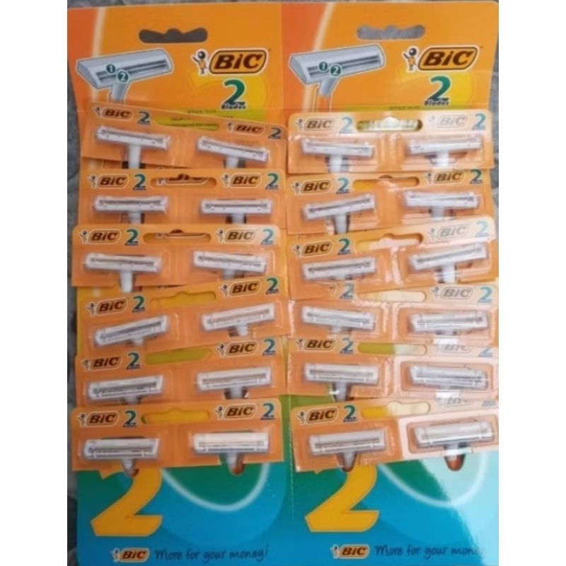 Bic Pisau cukur mata pisau 1 dan 2