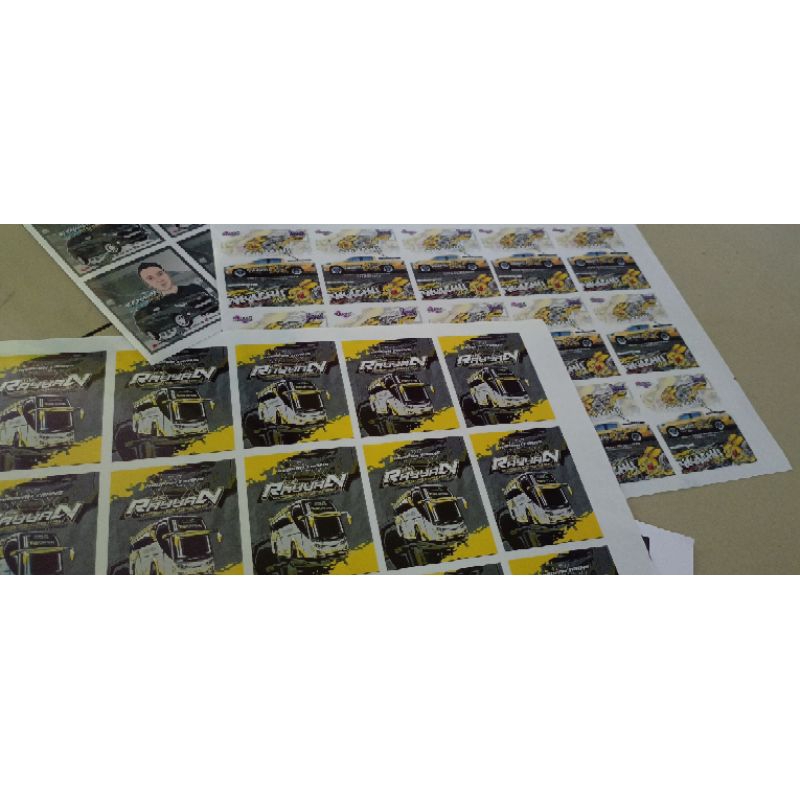 

STICKER BUS TELOLET BAHAN VINYL GLOSSY A4