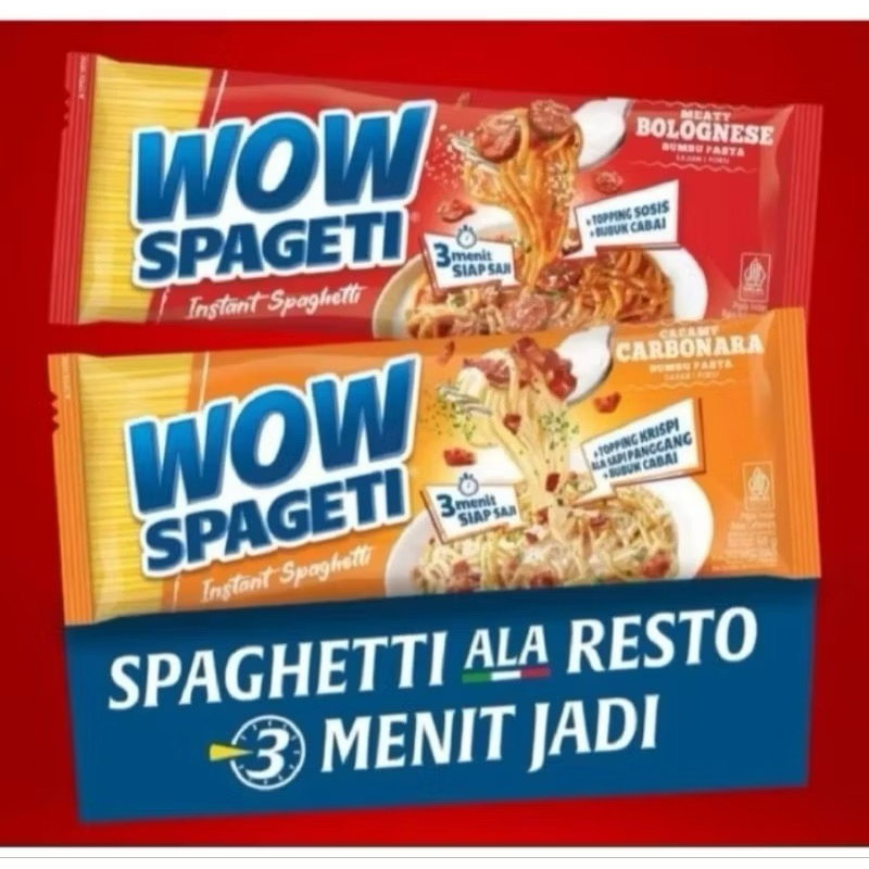 

WOW Spageti Instant Spagetti Carbonara & Bolognese by Mayora