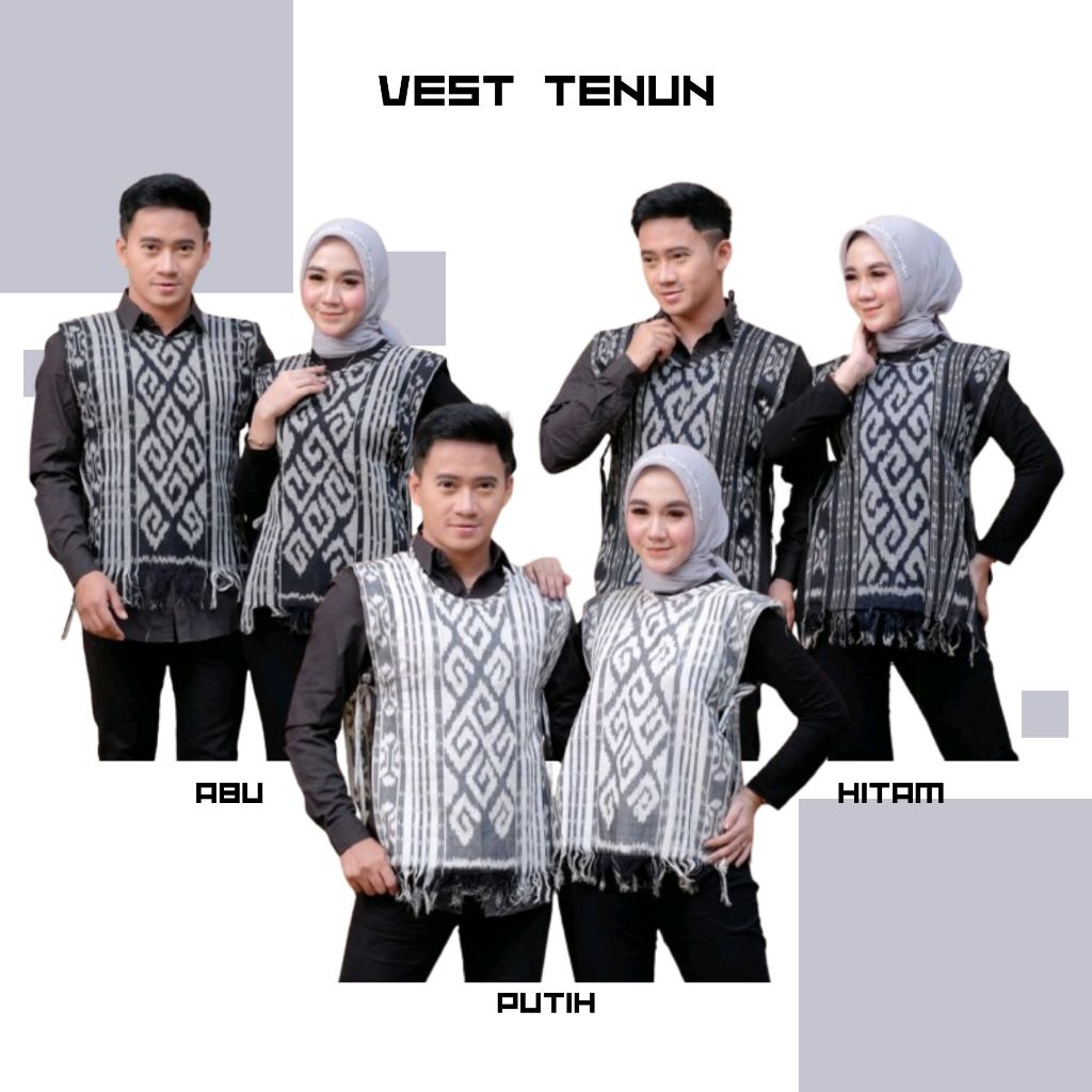 vest / vest tenun / rompi vest / outer tenun