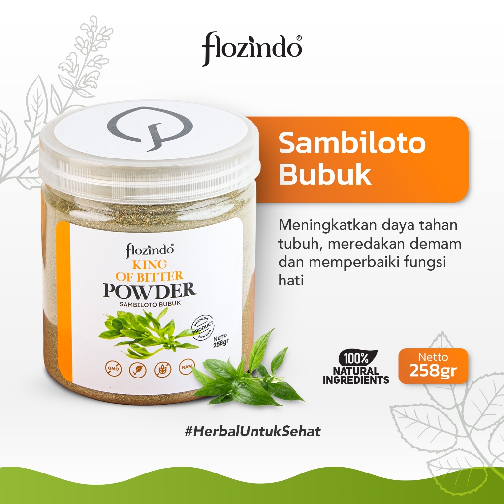 

Myorganic King Of Bitter Powder / Sambiloto Bubuk