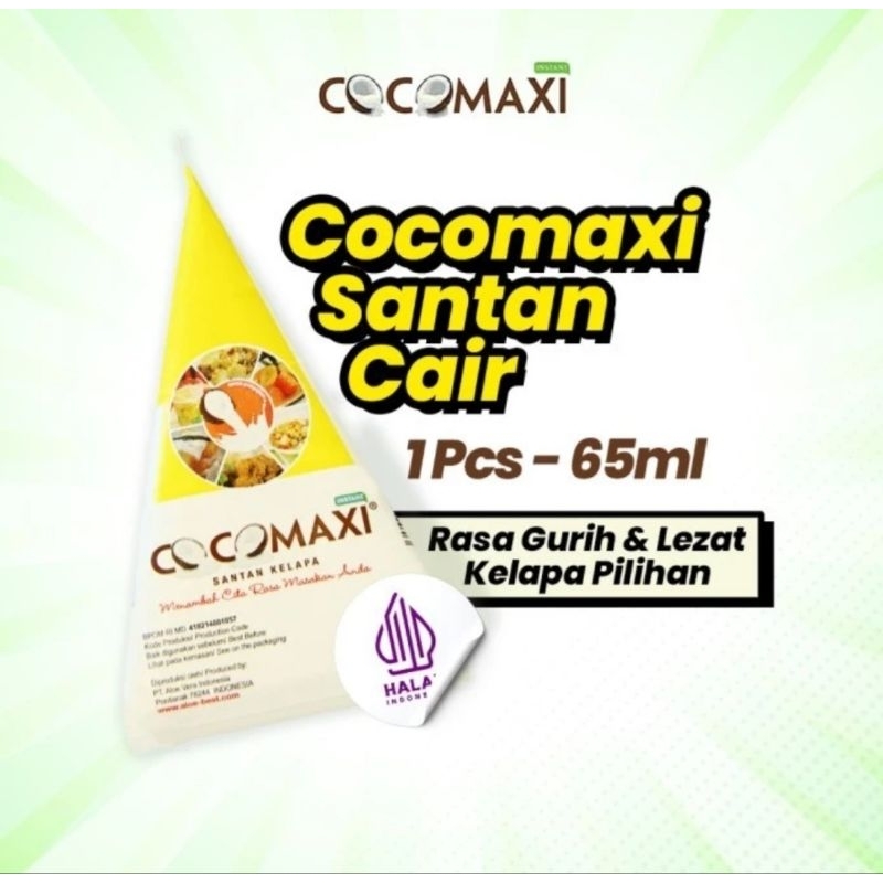 

Santan Instan Cair COCOMAXI CAIR 65 ML