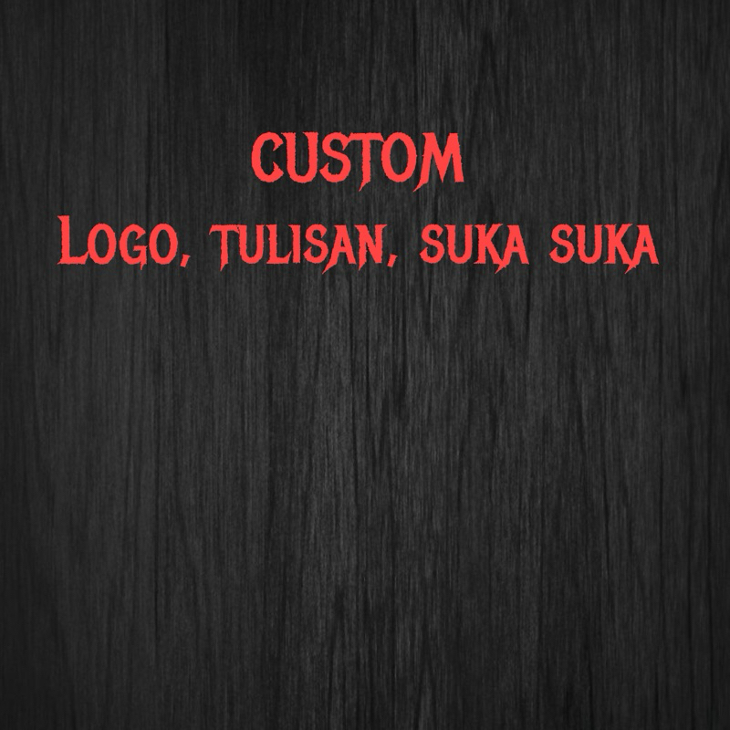 

(cek deskripsi)custom stiker cutting logo tulisan desain sendiri