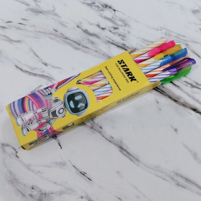 

PULPEN LILIN SPIRAL STARK ISI 12 PCS