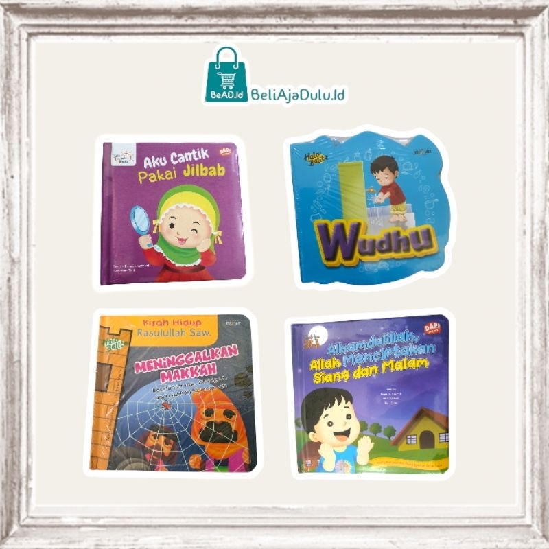 Board book anak / Boardbook balita / Boardbook islami