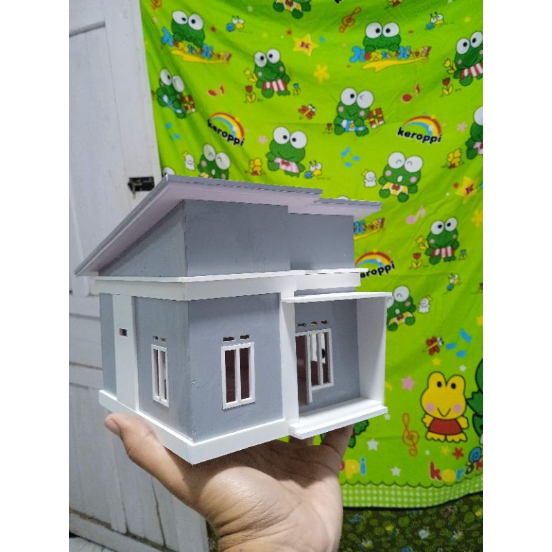 miniatur rumah minimalis unik