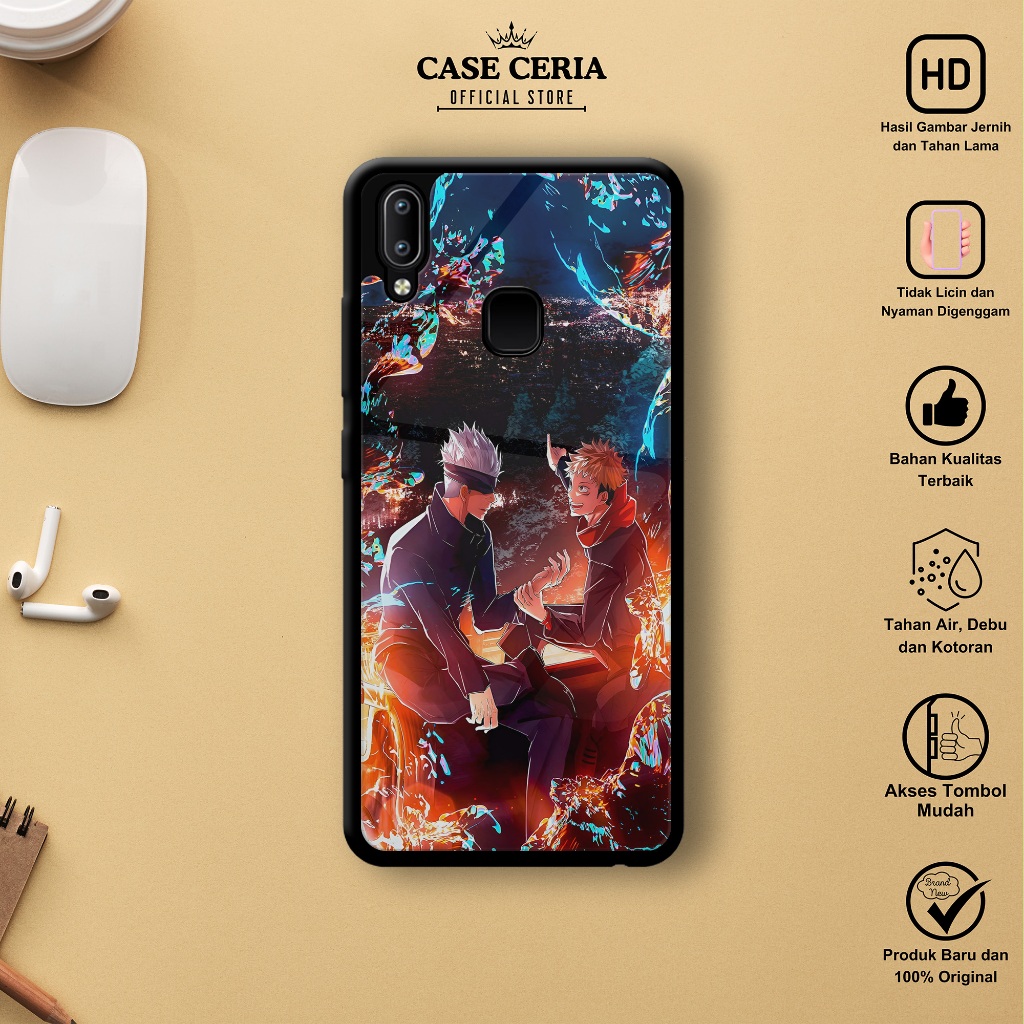 Case Vivo Y91 / Y93 / Y95 - Casing Vivo Y91 / Y93 / Y95 Anime Gojo - Silikon Case – Kesing HP Vivo