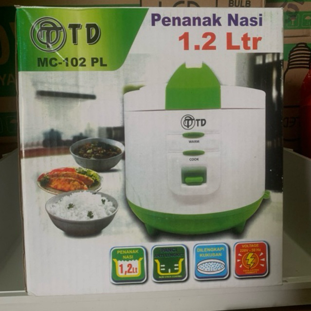 Penanak Nasi 1.2 L TD MC-102 PL
