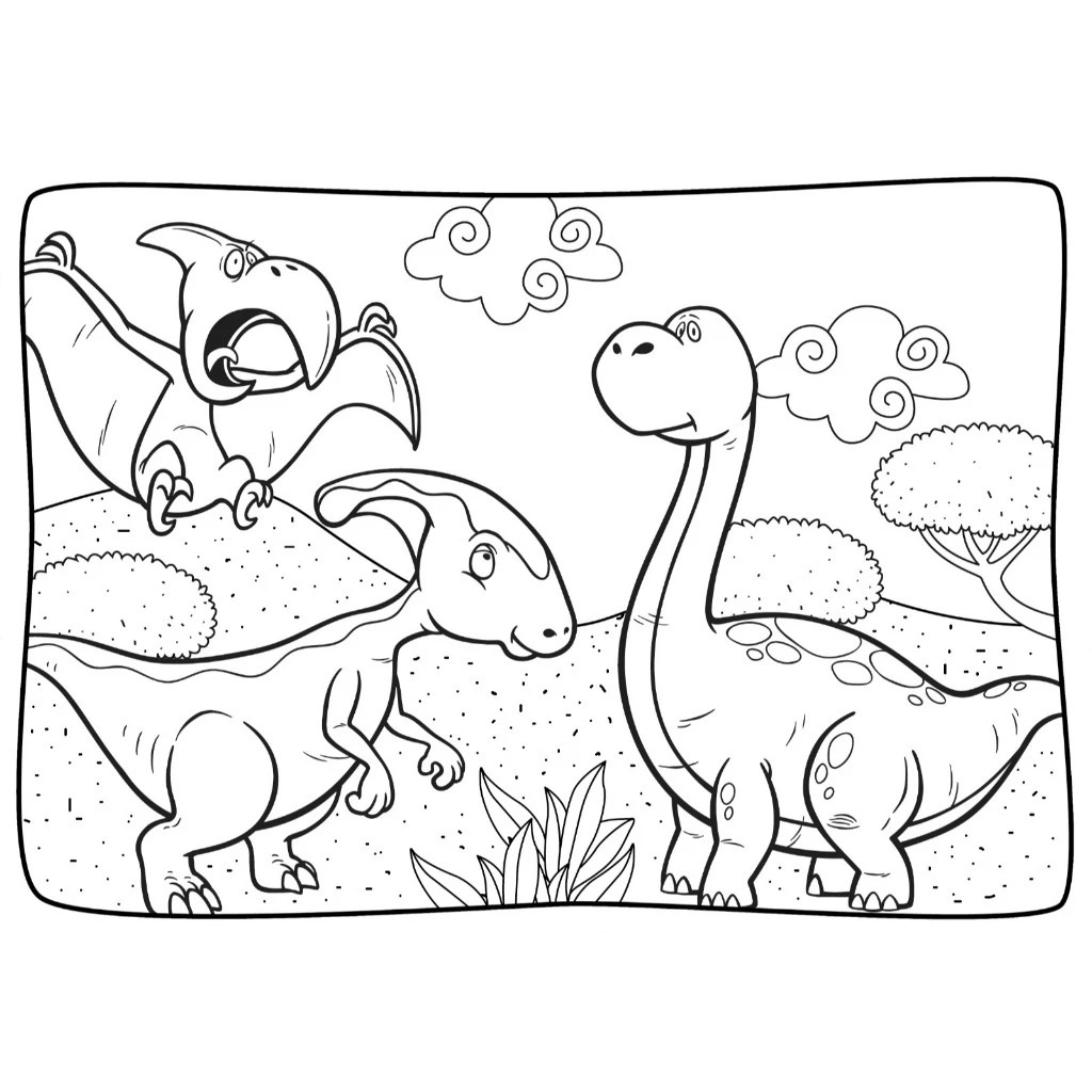 

KERTAS GAMBAR MEWARNAI UNTUK ANAK TK & PAUD Tema Dinosaurus isi 20 lembar mewarnai