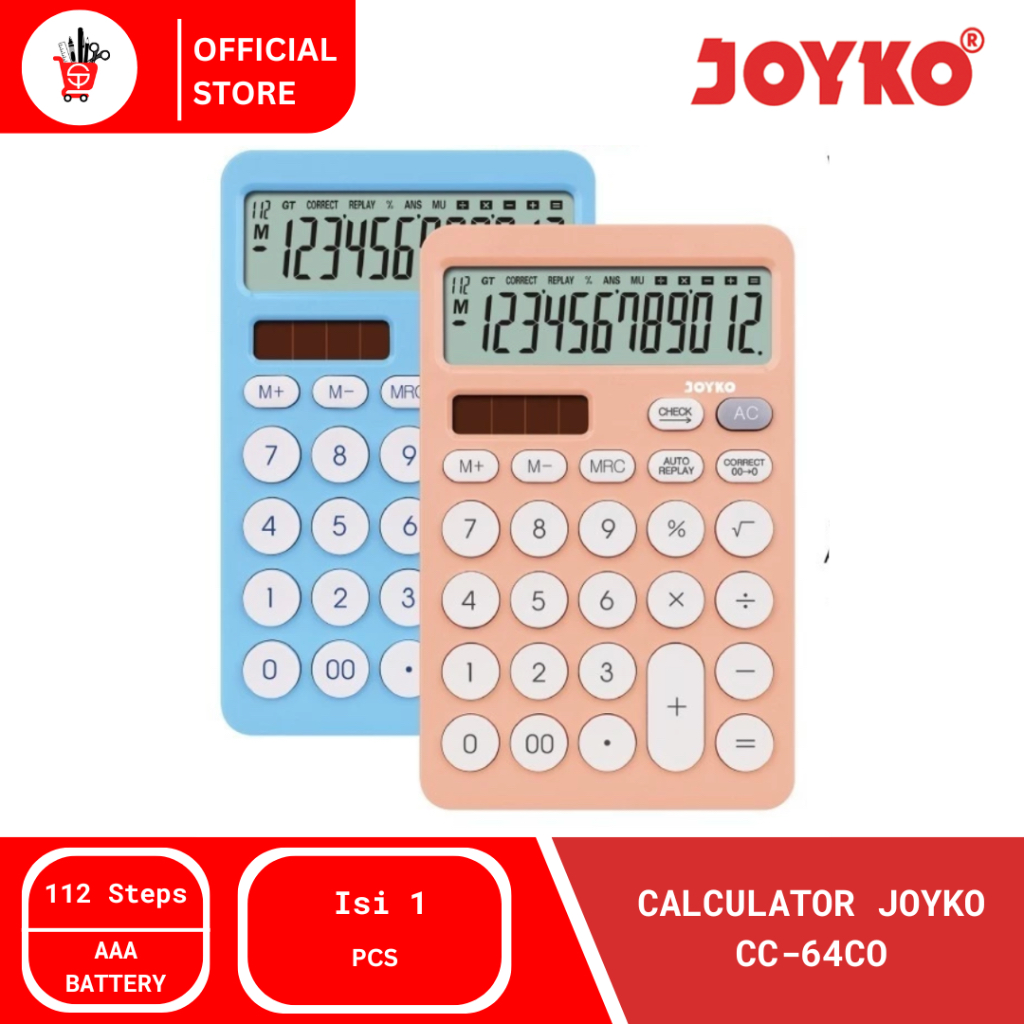 

Calculator | Kalkulator Joyko CC-64CO (1 PCS)