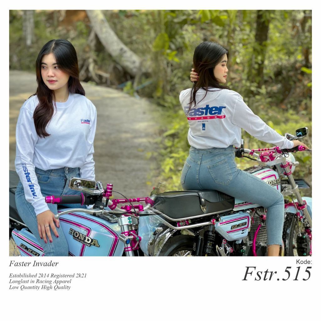 Kaos Faster Invader Lengan Panjang (FSTR 515)