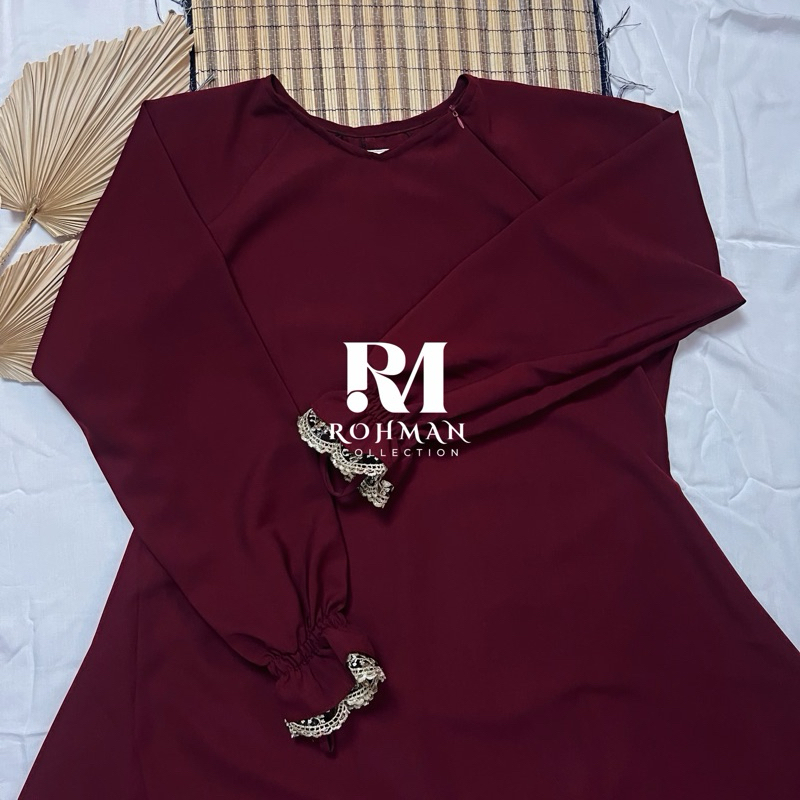 gamis aufa gamis syar'i gamis polos abaya hitam remaja abaya hitam polos by muna collection