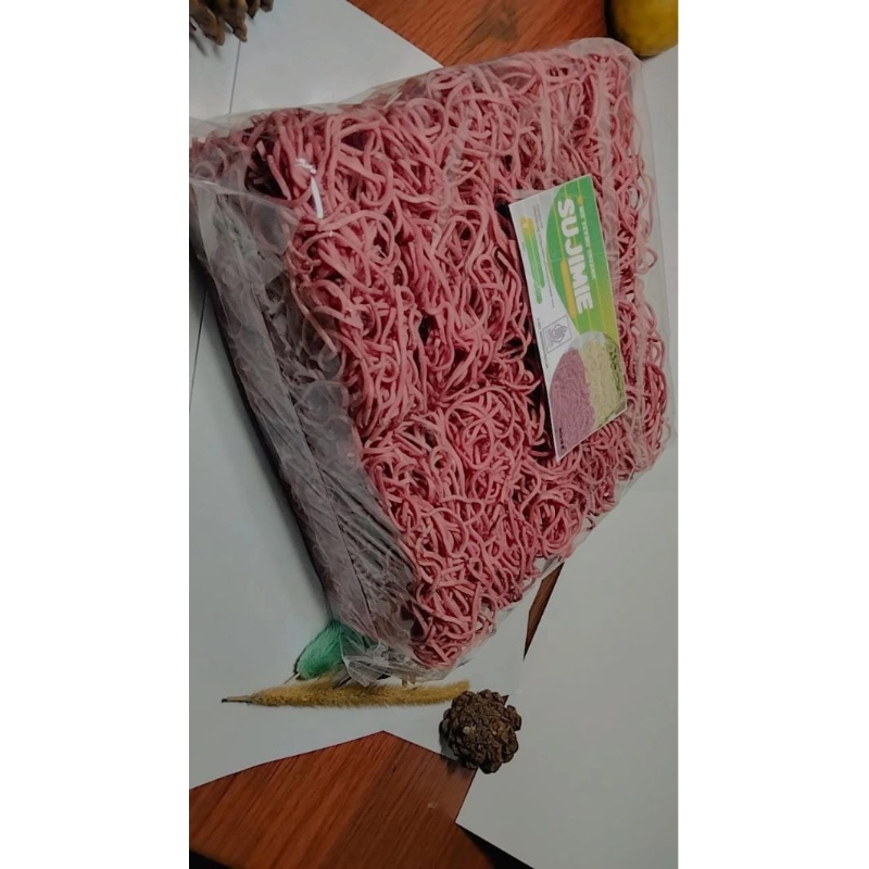 

mie kering merah buah naga (SUJIMIE)10 PCS