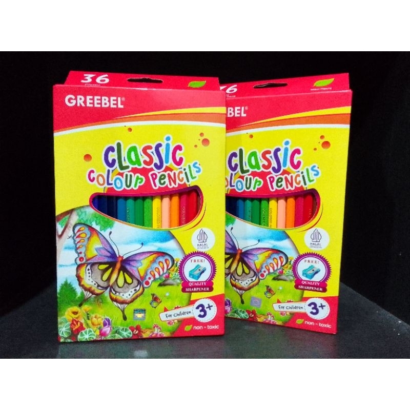 

(1 PCS) PENSIL WARNA GREEBEL 36 WARNA