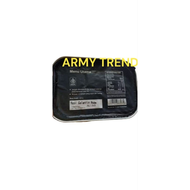 

Maknyuss1 Ransum Naraga Plus 1 Porsi Exp Agustus 2025 Nasi Makanan Lauk Tni Mirip Mtp