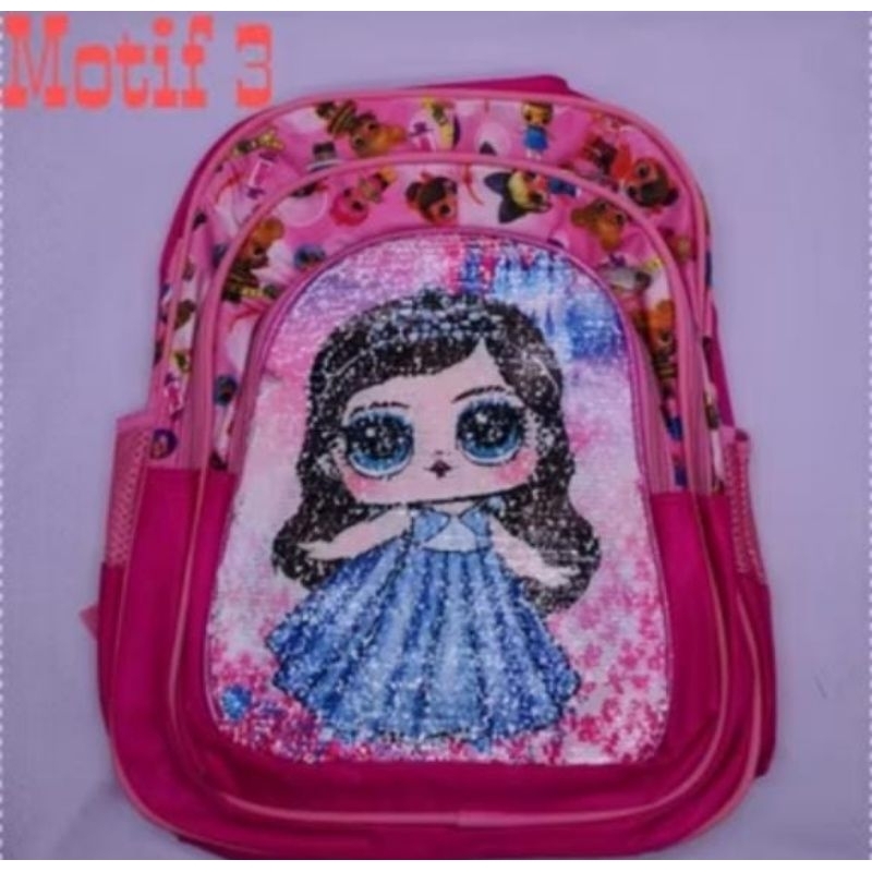 tas ransel anak perempuan usap polo line pas untuk anak sekolah sd