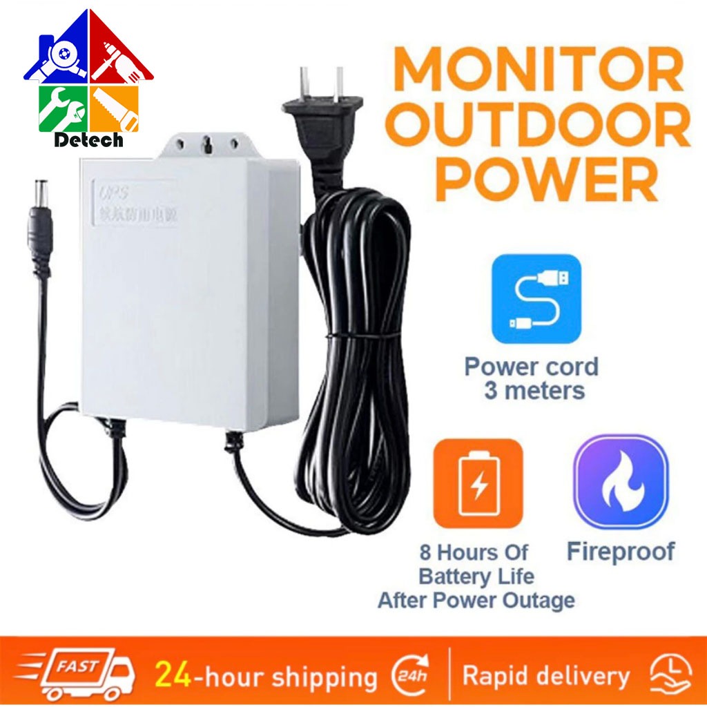 5400mah Ups Mini Dc 12v Back Up Daya Listrik Router Wifi /Modem Waterproof/Kabel Daya Khusus Kamera 