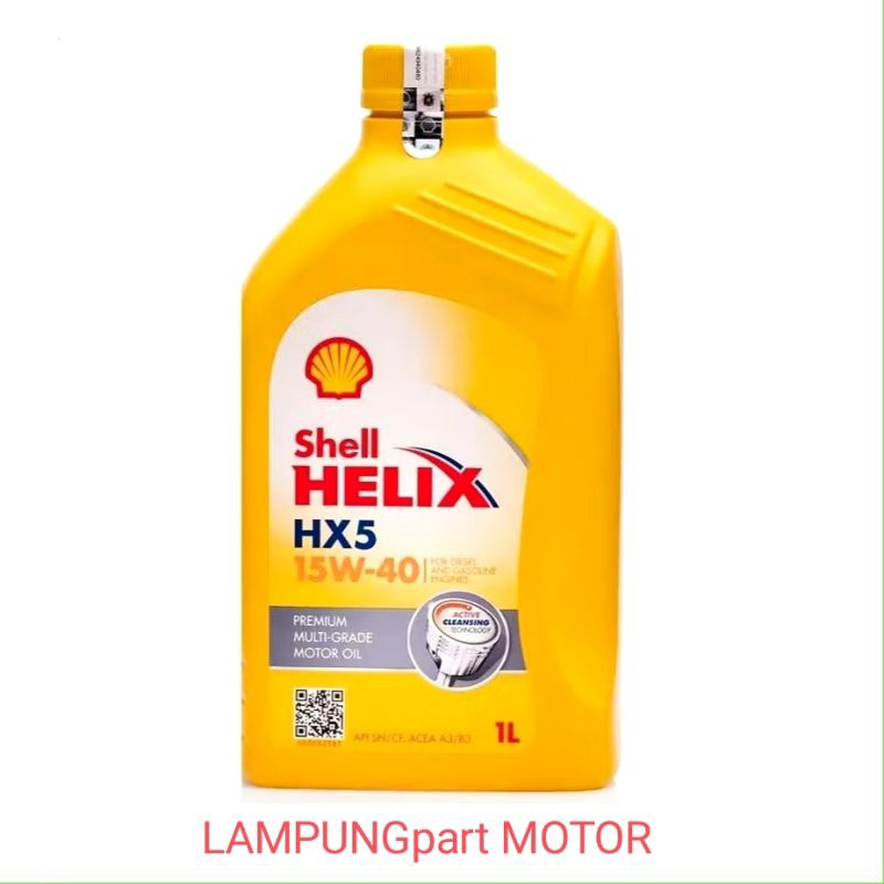 oli shell helix 1 liter 100% original