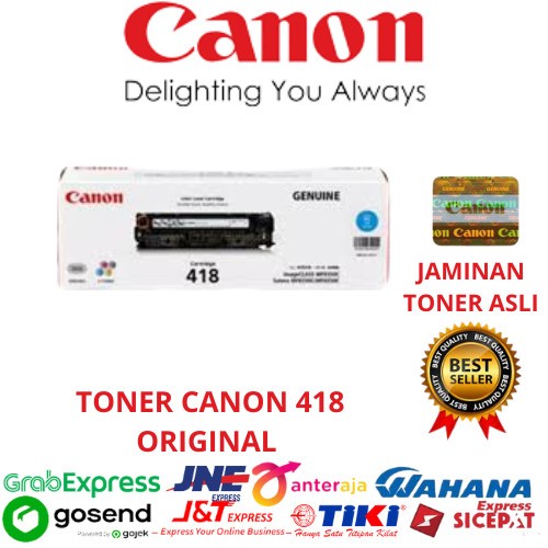 TONER CATRIDGE CANON 418 Cyan ORIGINAL INK
