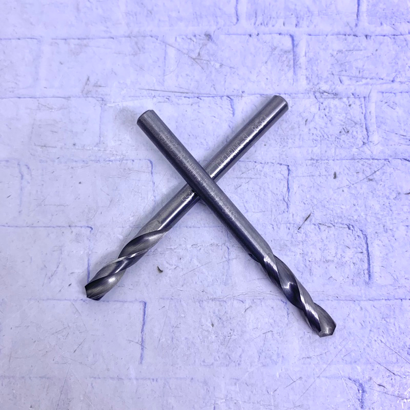 Bor Carbide 4.4 mm bekas seken mulus layak pakai Drill 4.4mm Carbide