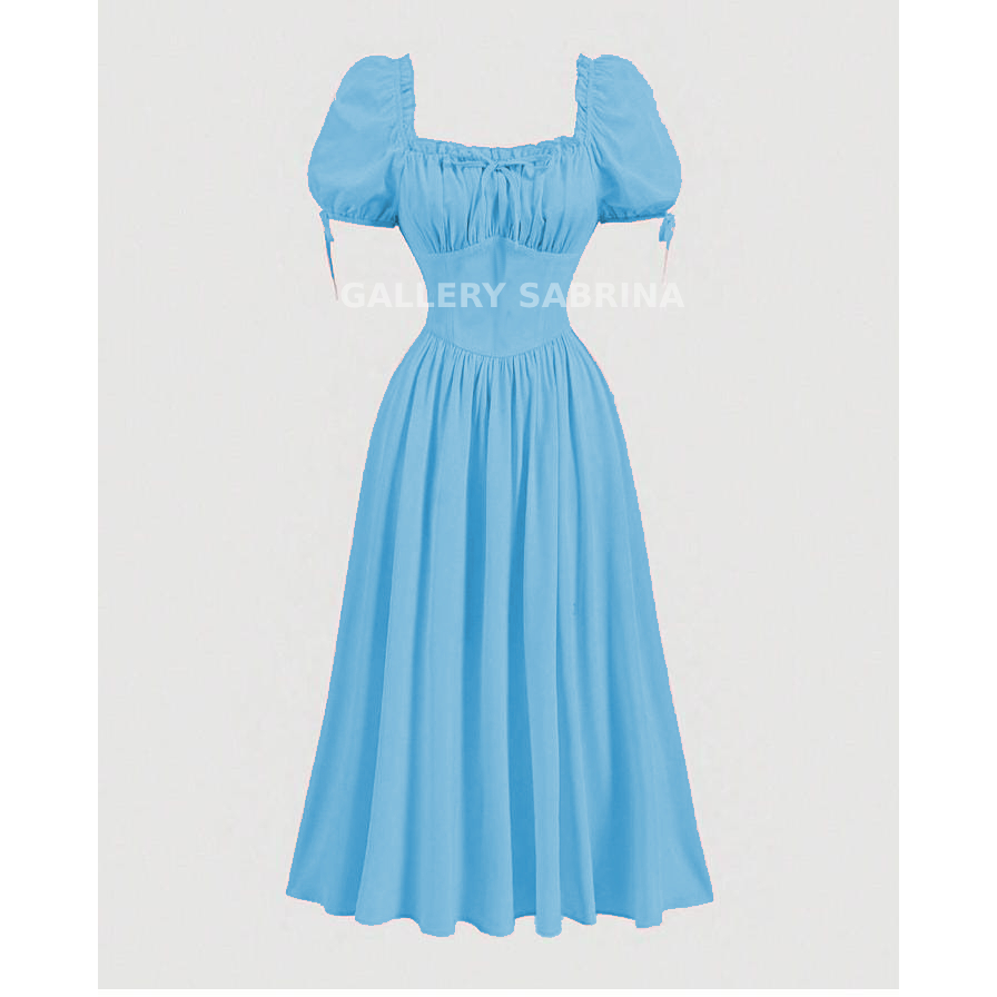 MIRANDA-dress vintage midi korean style jumbo