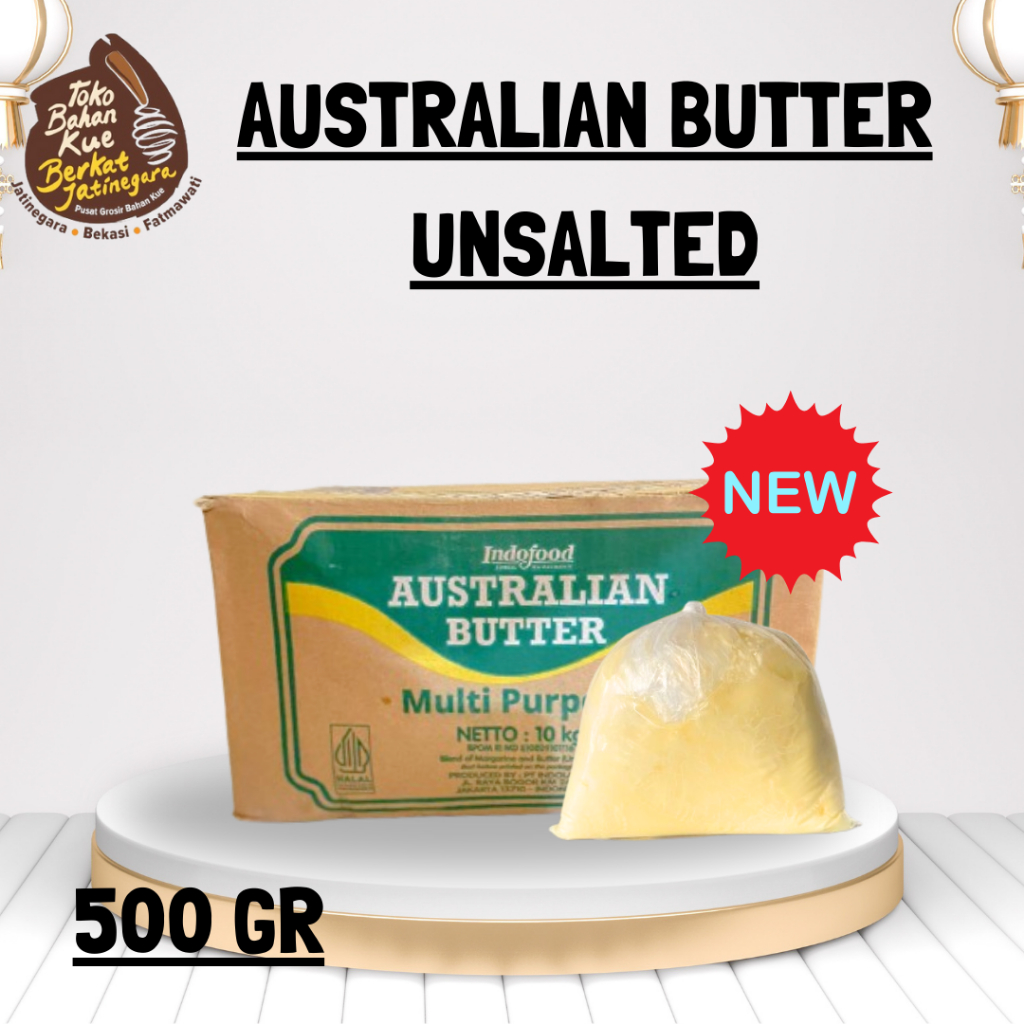 

BUTTER AUSTRALIAN REPACK 500 GR UNSALTED / MENTEGA TAWAR