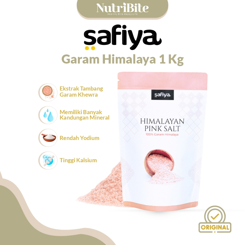 

SAFIYA Garam Himalaya Original Pink Himalayan Salt Premium