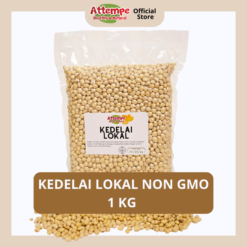 

ATTEMPE Kacang Kedelai Lokal Organik Soybean NON-GMO