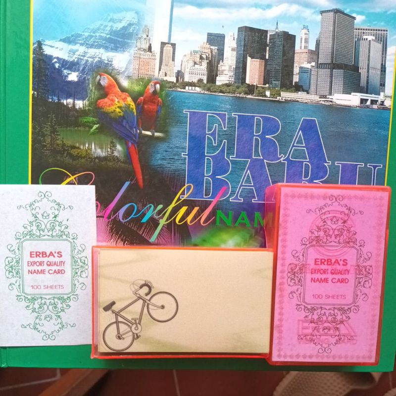 

ERBA PROMO KARTU NAMA ERA BARU | PRODUK DIJAMIN ORIGINAL | HARGA TERMURAH | KARTU NAMA ISI 100 | KARTU NAMA POLOS | KARTU NAMA BERGAMBAR
