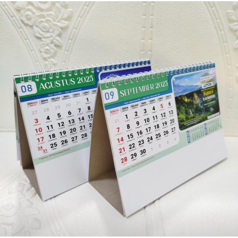 

kalender duduk/meja gambar motivasi 2025