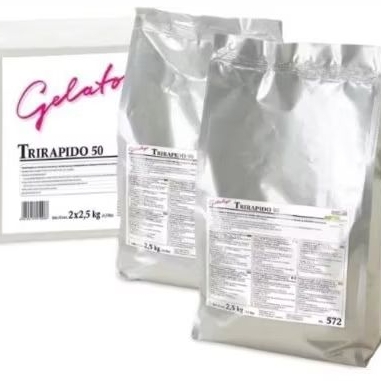 

Dreidoppel Trirapido 50 Gelato Stabilizer Emulsifier Ice Cream Base Kemasan Repack 100gr