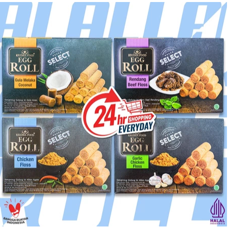 EGG ROLL KRISMA FOOD - KEMASAN BOX