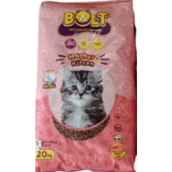 GRAB GOJEK - BOLT CAT MOTHER & KITTEN SALMON 20KG - Bolt MOTHER KITTEN 20KG