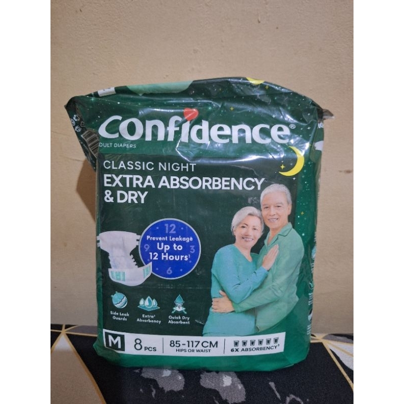 Popok dewasa confidence classic night new ukuran M pampers dewasa confidence popok dewasa penyerapan