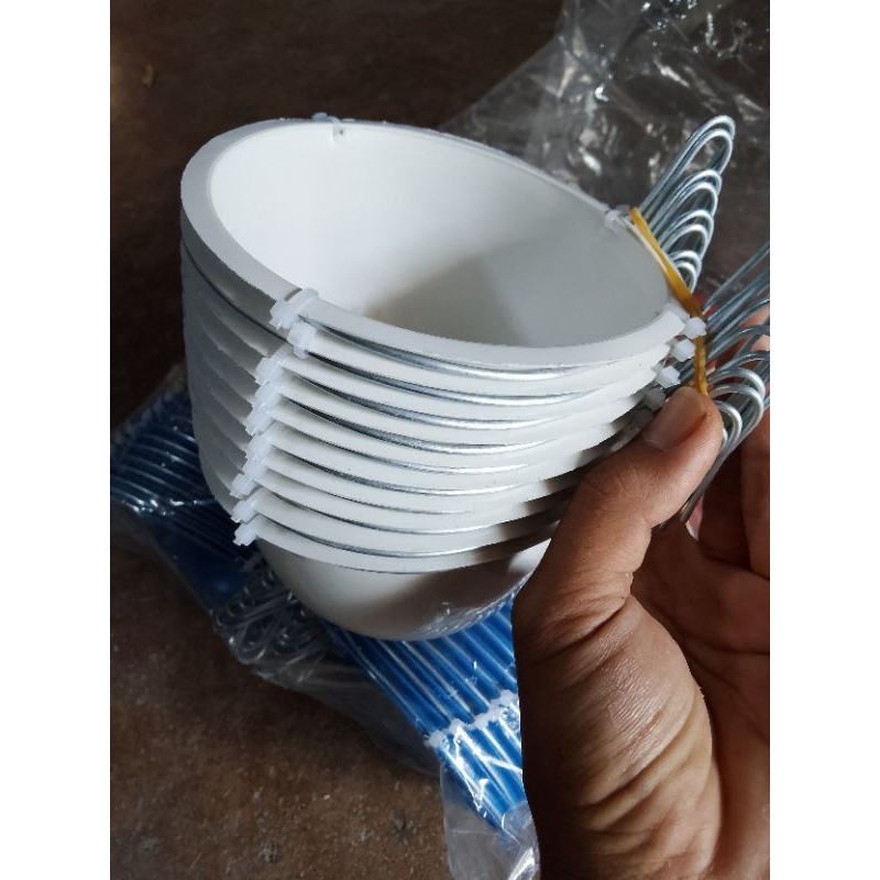 batok plastik pakan ayam/wadah pakan ayam/mangkok plastik