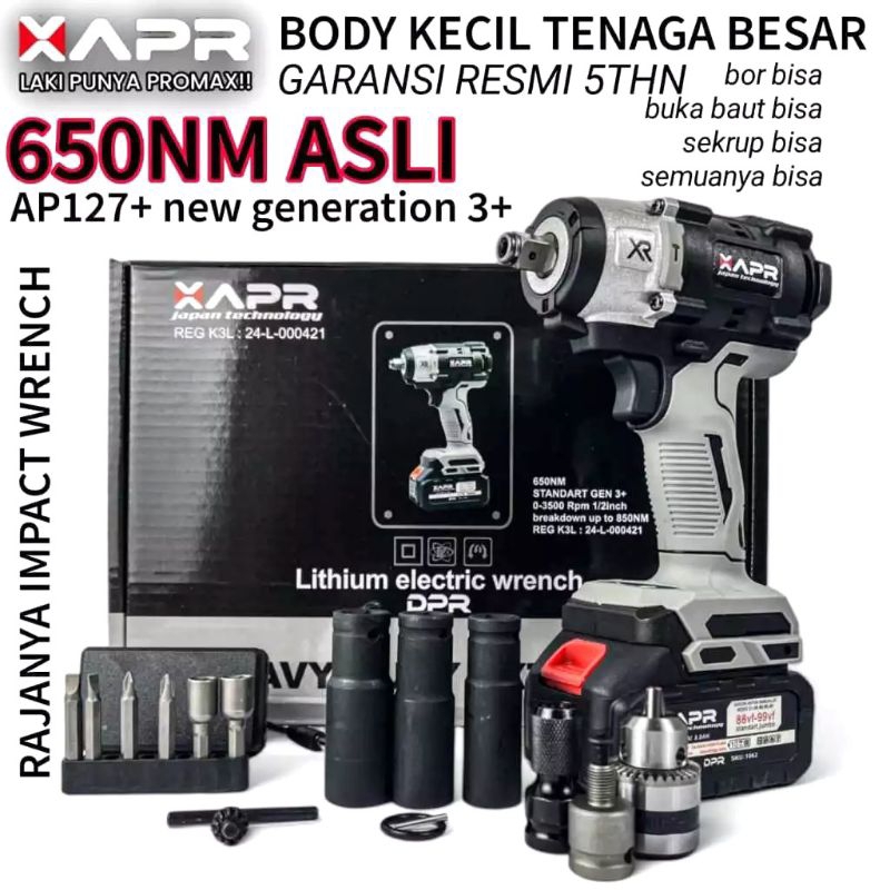 impact APR BATERAI AP127+ TORSI 650NM 1 BATERAI pembuka baut baterai