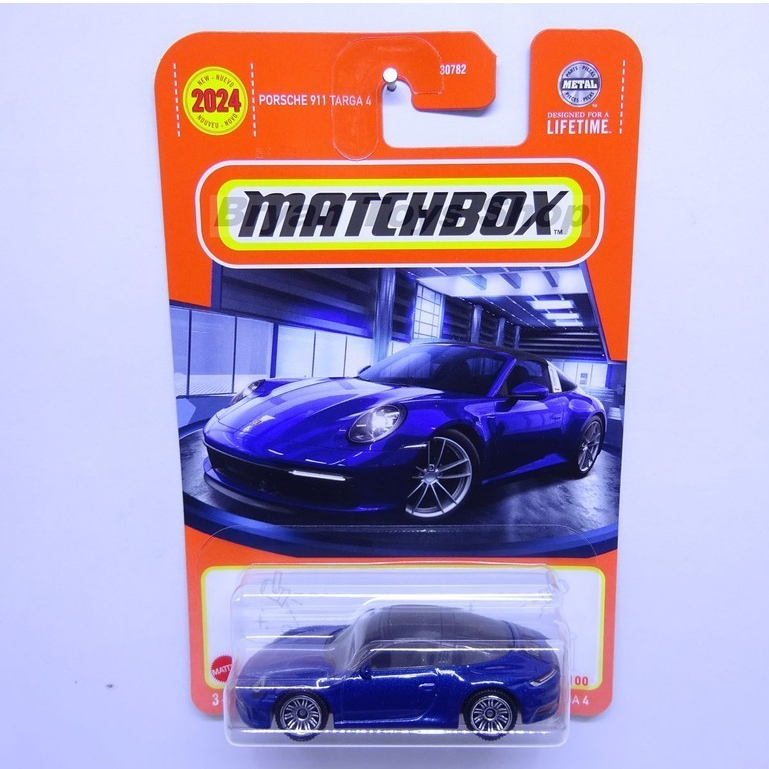 Matchbox Porsche 911 Targa 4 Biru