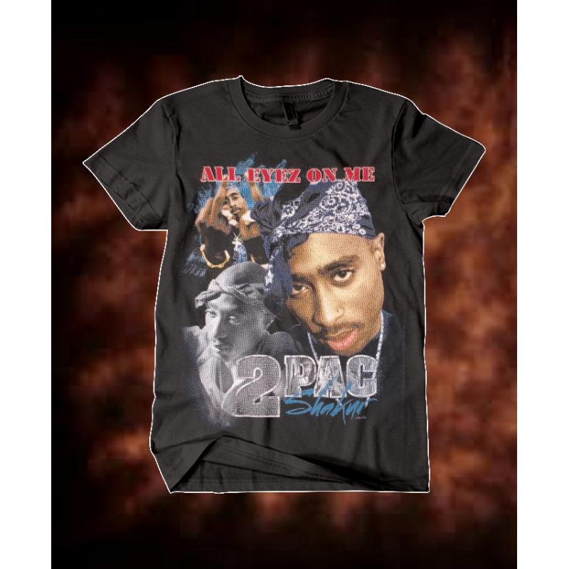 T-shirt 2 PAC SHAKUR | Kaos | Black